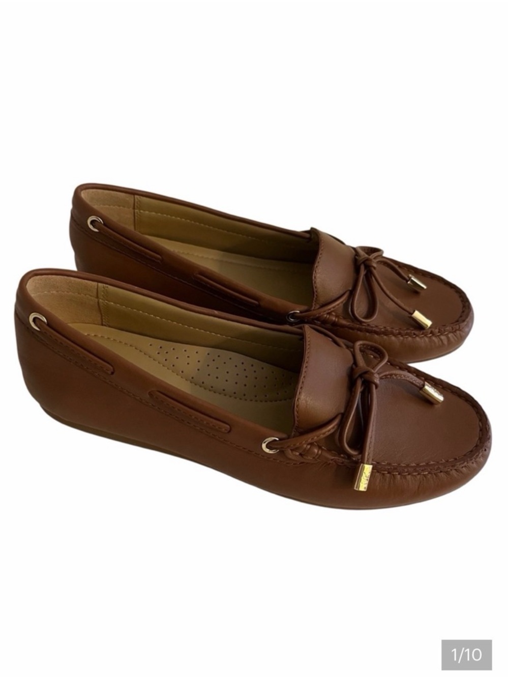 Michael Kors "Sutton" Moccasin in "Luggage" 6
